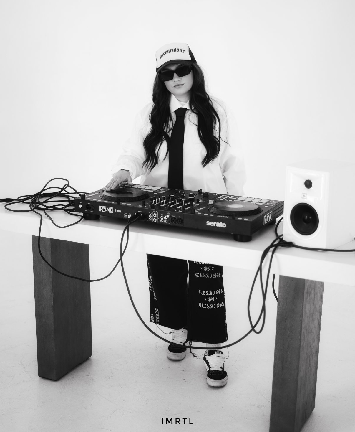 DJ Mischievous studio portrait